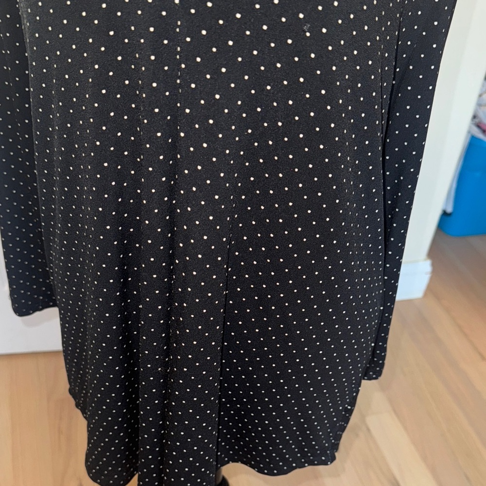 Charter Club Black and White Polka Dot Blouse - Picture 9 of 9
